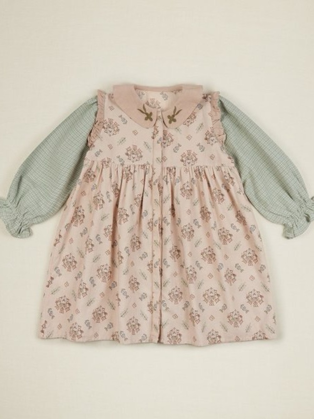 Apolina Mara dress in Quilt print 2-3 years